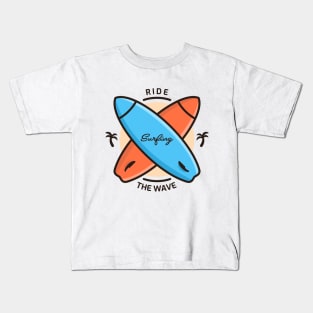 Ride The Wave Kids T-Shirt